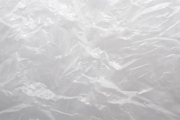 Мятая прозрачная пленка