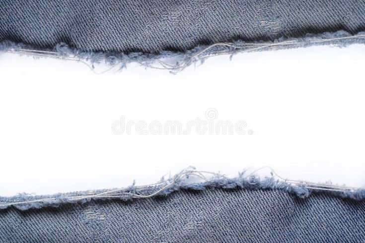 Рваная джинсовая ткань
