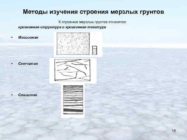 Криогенная структура мерзлых грунтов