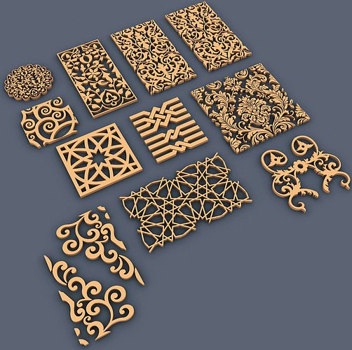 Решетки МДФ ЧПУ вектор