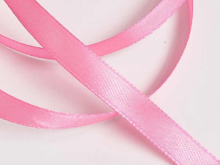 Лента атласная нежно розовый