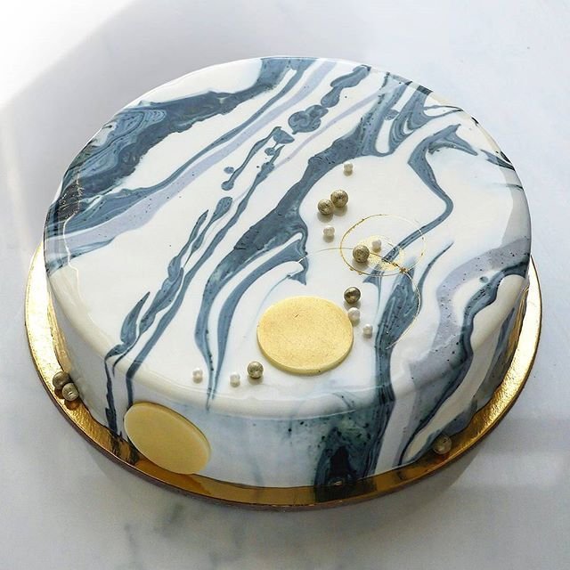 Торт муссовый мраморный