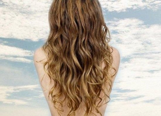 Пляжные Локоны на длинные волосы