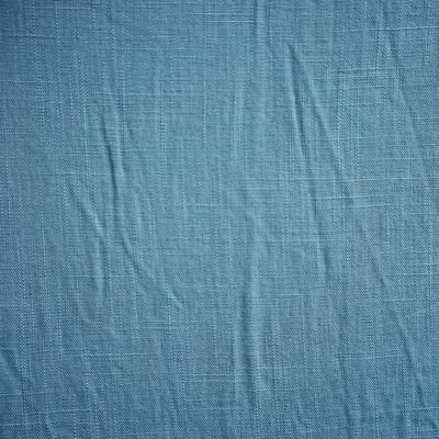 Голубой лен ткань