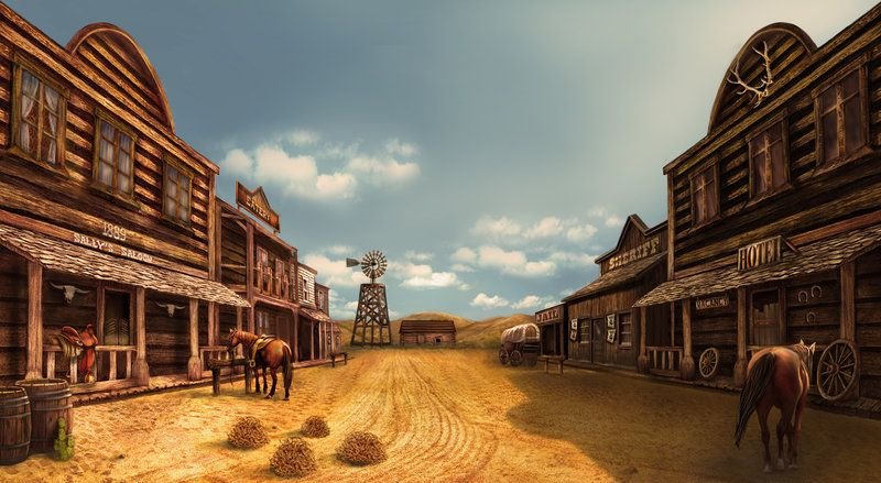 Дикий Запад Техас Салун