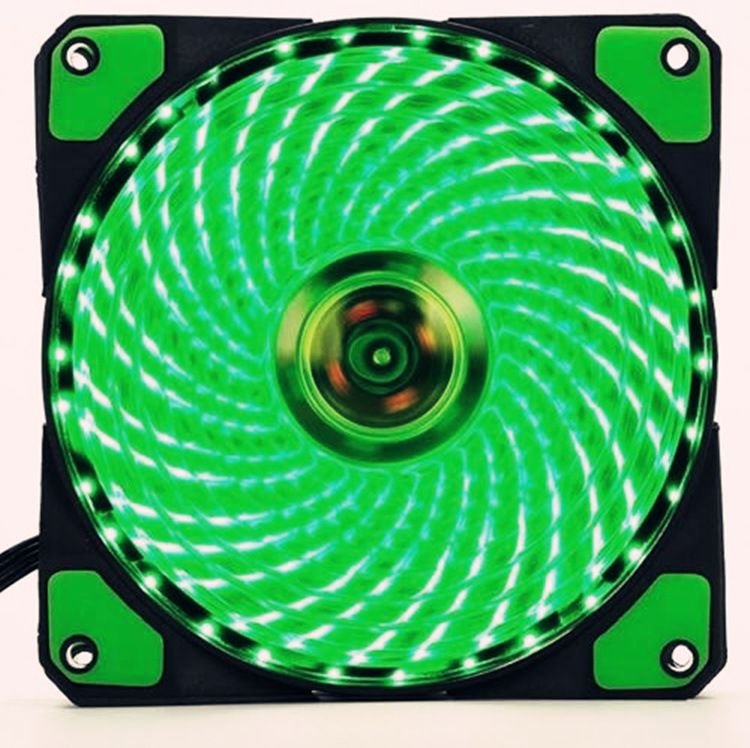 Вентилятор крутится