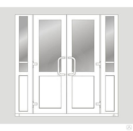 Алюминиевая дверь ТАТПРОФ ТП-45