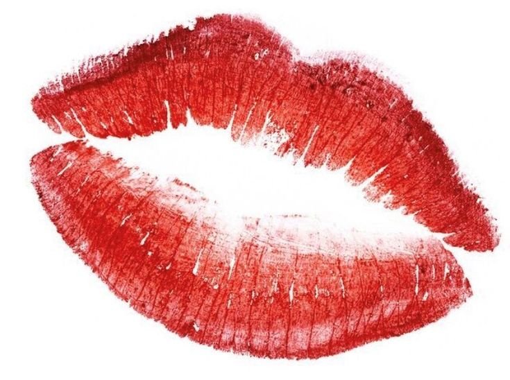 След помады