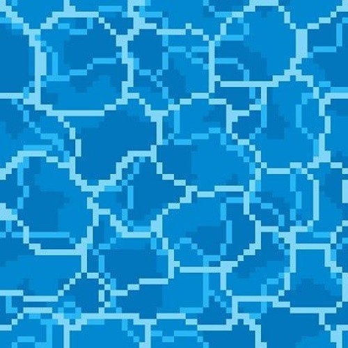 Пиксельная вода