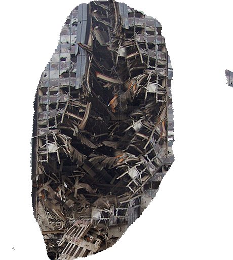 Разрушенное здание