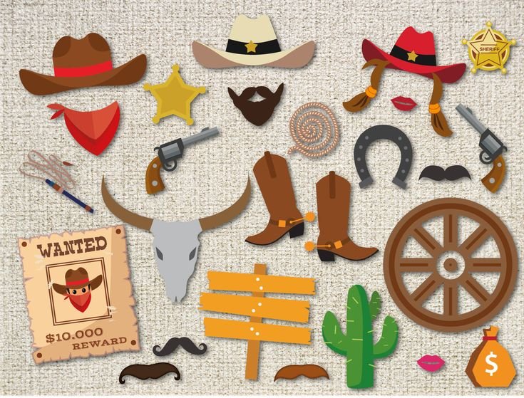 Атрибуты для ковбойской вечеринки