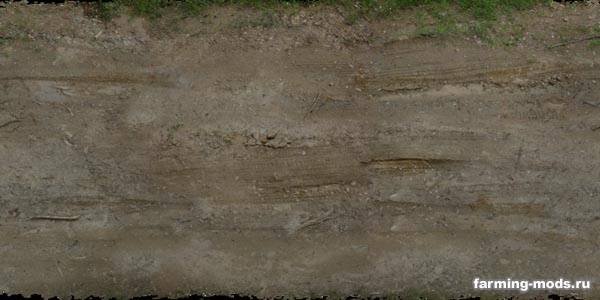 Текстура грунтовой дороги