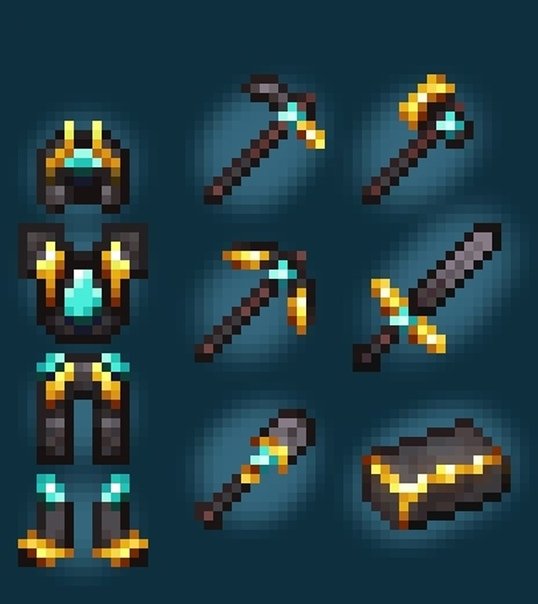 Незеритовая броня 1.17.1