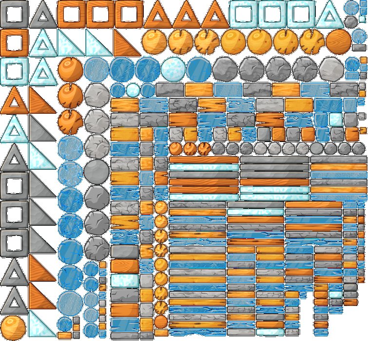 Спрайты блоков 2д