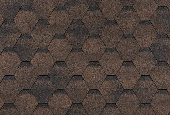 ТЕХНОНИКОЛЬ гибкая черепица, Оптима, коричневый