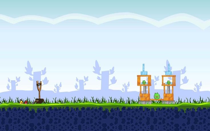 Фон игры Angry Birds