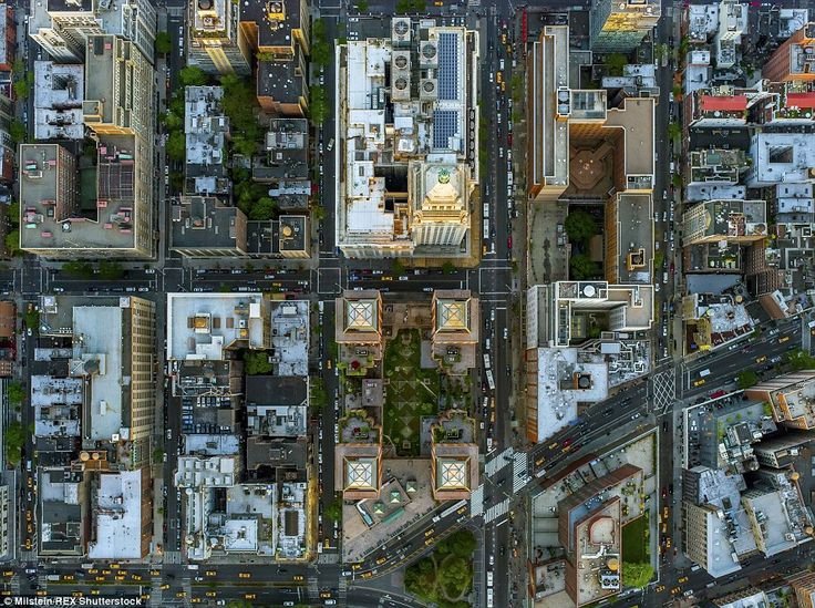 Нью-Йорк с высоты птичьего полета