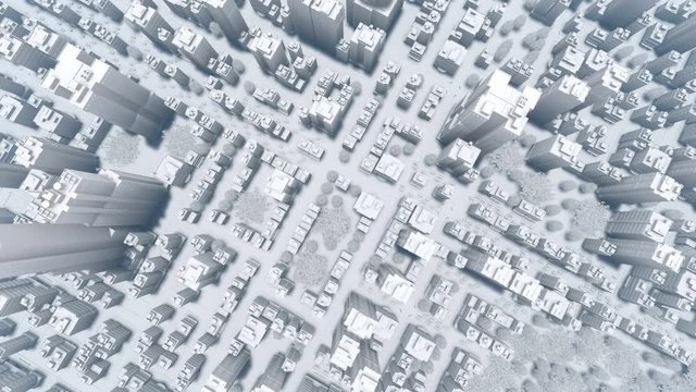 Текстура города вид сверху