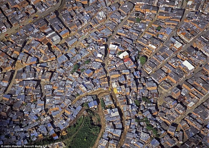 Город вид сверху