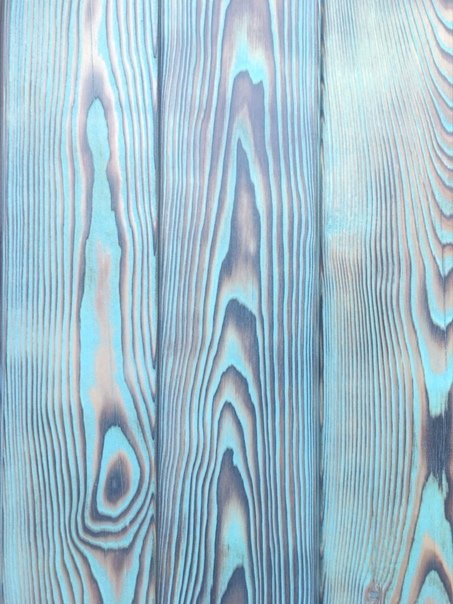 Крашеная брашированная доска