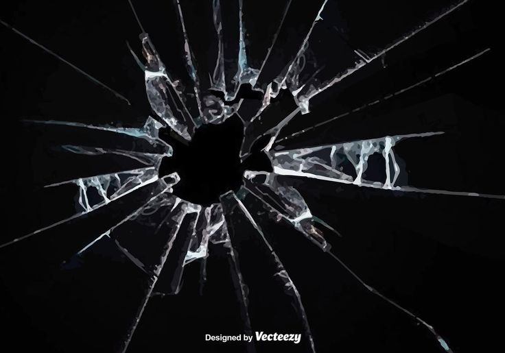 Разбитая стекло