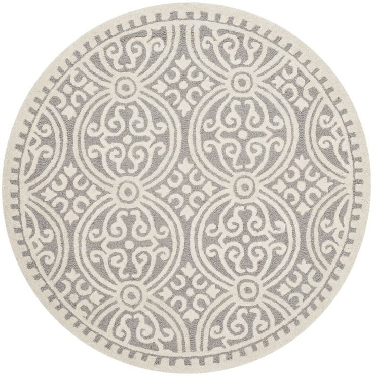 Круглый ковер с узором