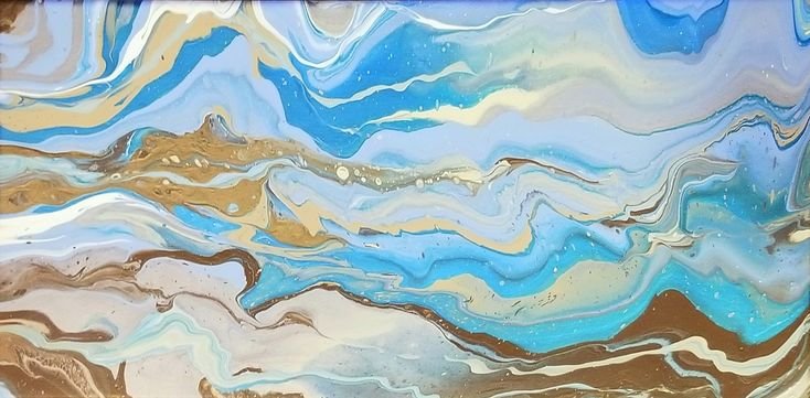 Акрил с разводами