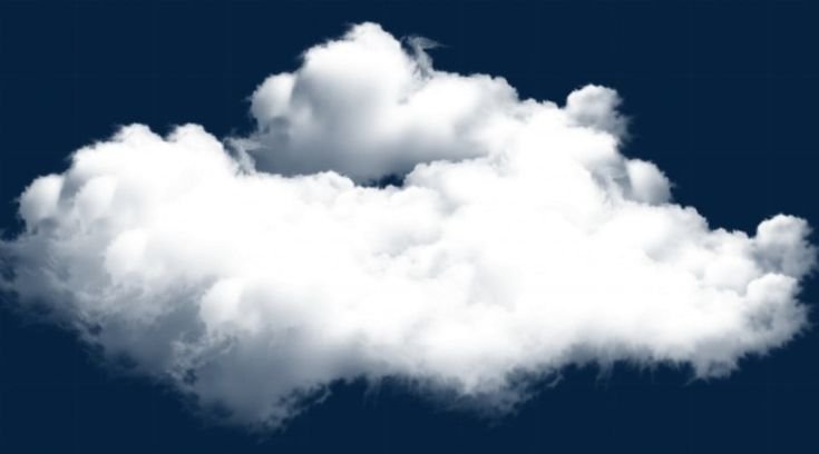 Облака на прозрачном фоне