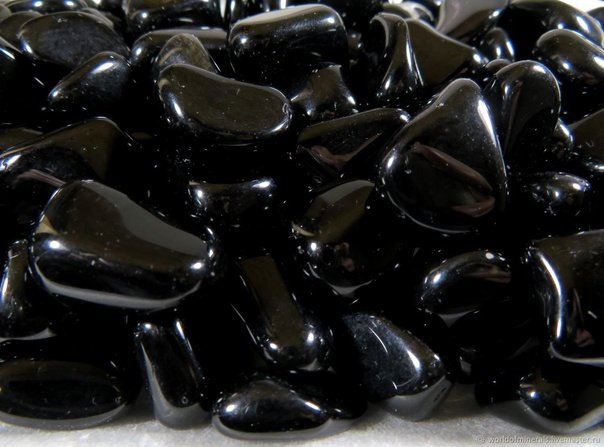 Обсидиан галтовка