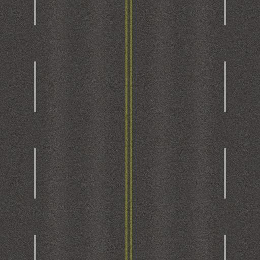 Текстура дороги с разметкой