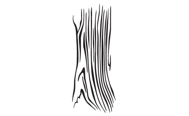 Трафарет структура дерева