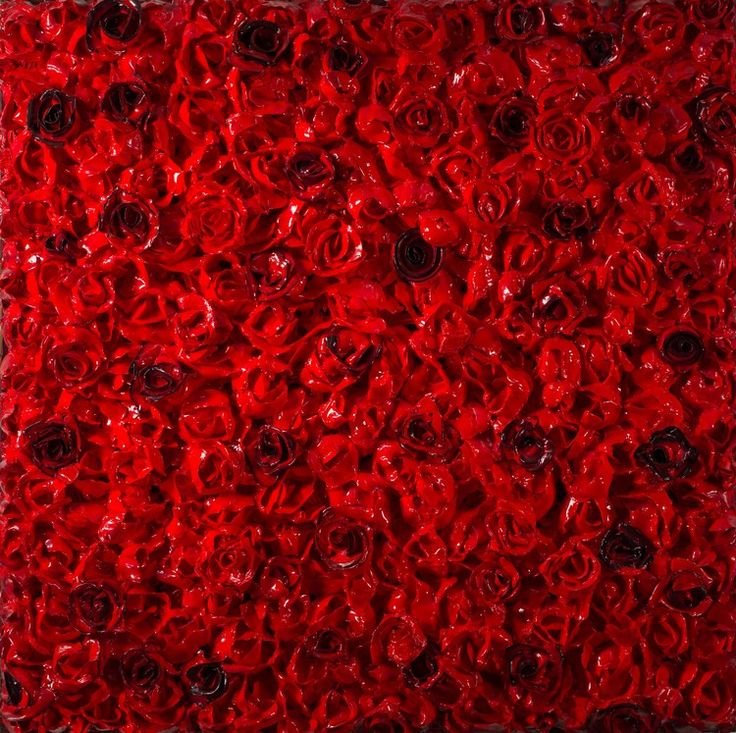 Текстура красные розы