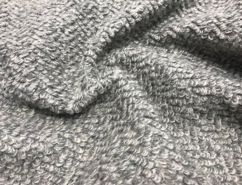 Серая пальтовая ткань