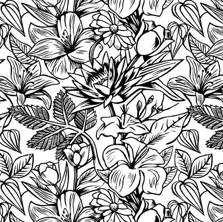 Цветочный узор