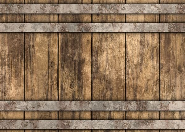 Текстура деревянной бочки