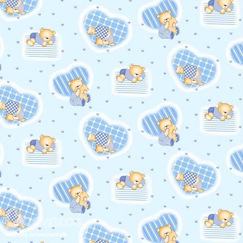 Текстура детского постельного белья бесшовная