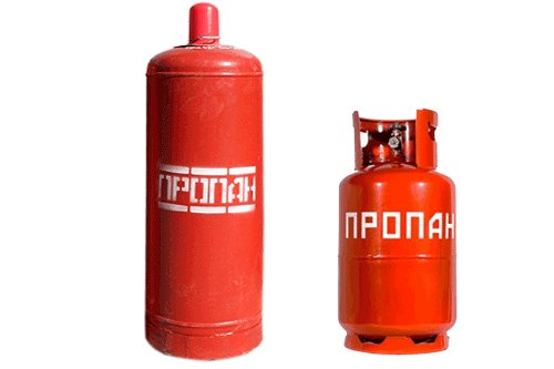 Баллон с горючим газом