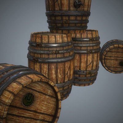 Деревянная бочка