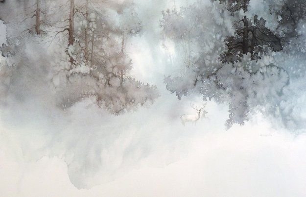 Акварельный фон