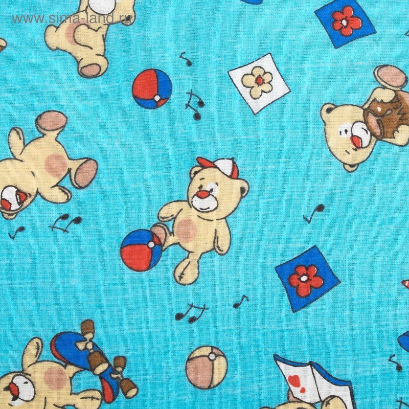 Текстура детского постельного белья бесшовная