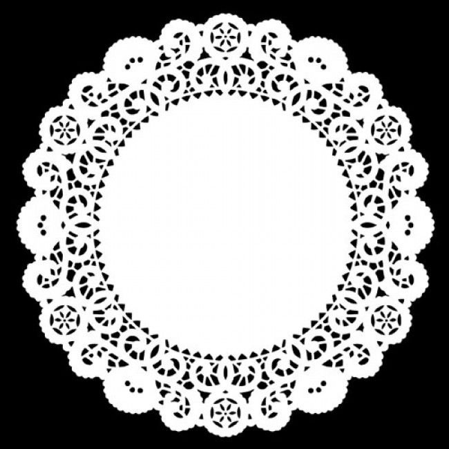 Ажурные салфетки бумажные