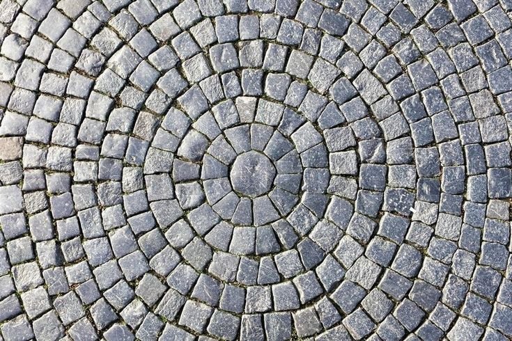 Тротуарная плитка вид сверху