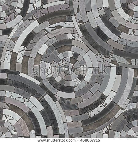 Мощение плиткой вид сверху