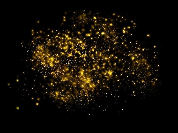 Блестки на черном фоне
