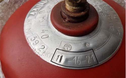 Газовый баллон клеймо 65z