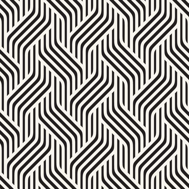 Геометрический узор черно белый