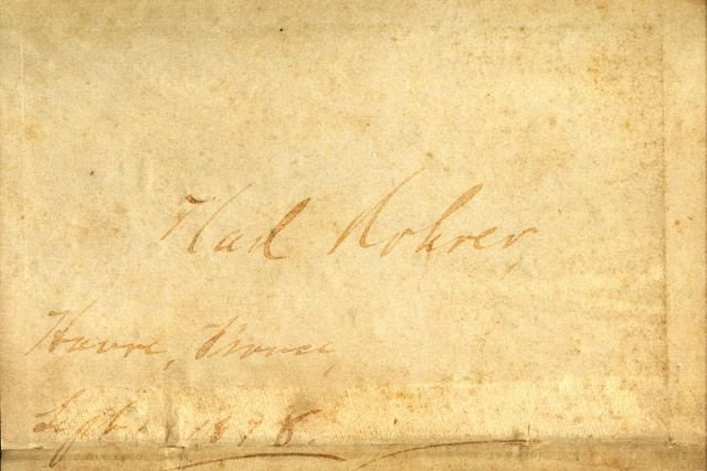 Старинные надписи на бумаге