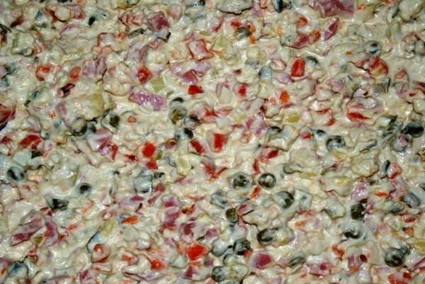 Оливье текстура