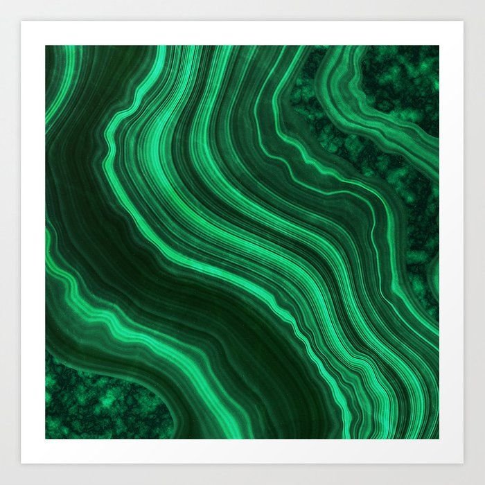 Лучистый малахит