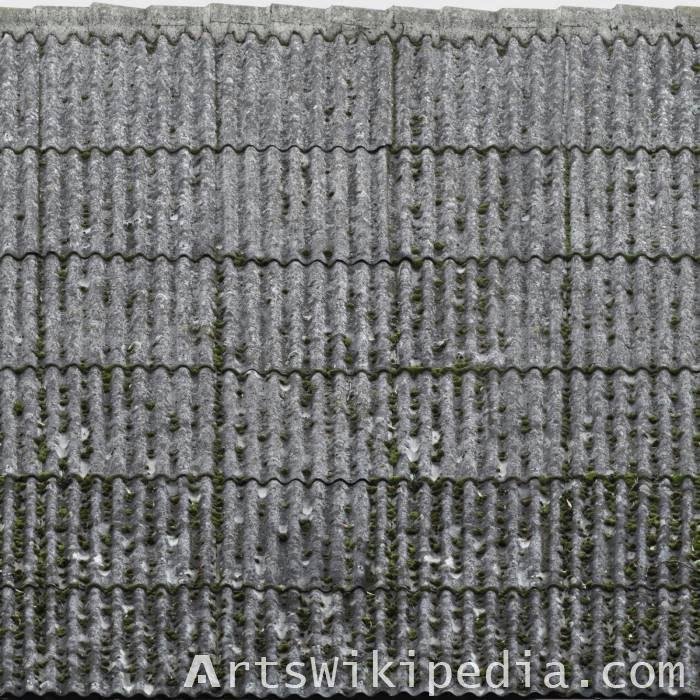 Шифер сверху